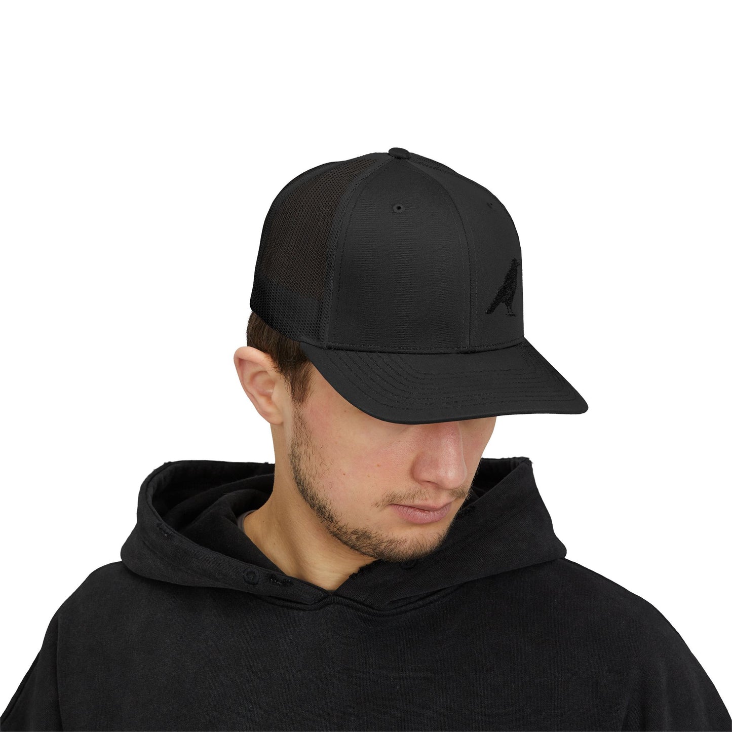 Raven Snapback Trucker Cap