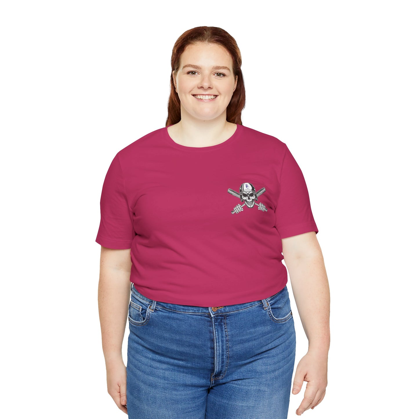 Battle Creek baseball Crossbones - Unisex Jersey Short Sleeve Tee