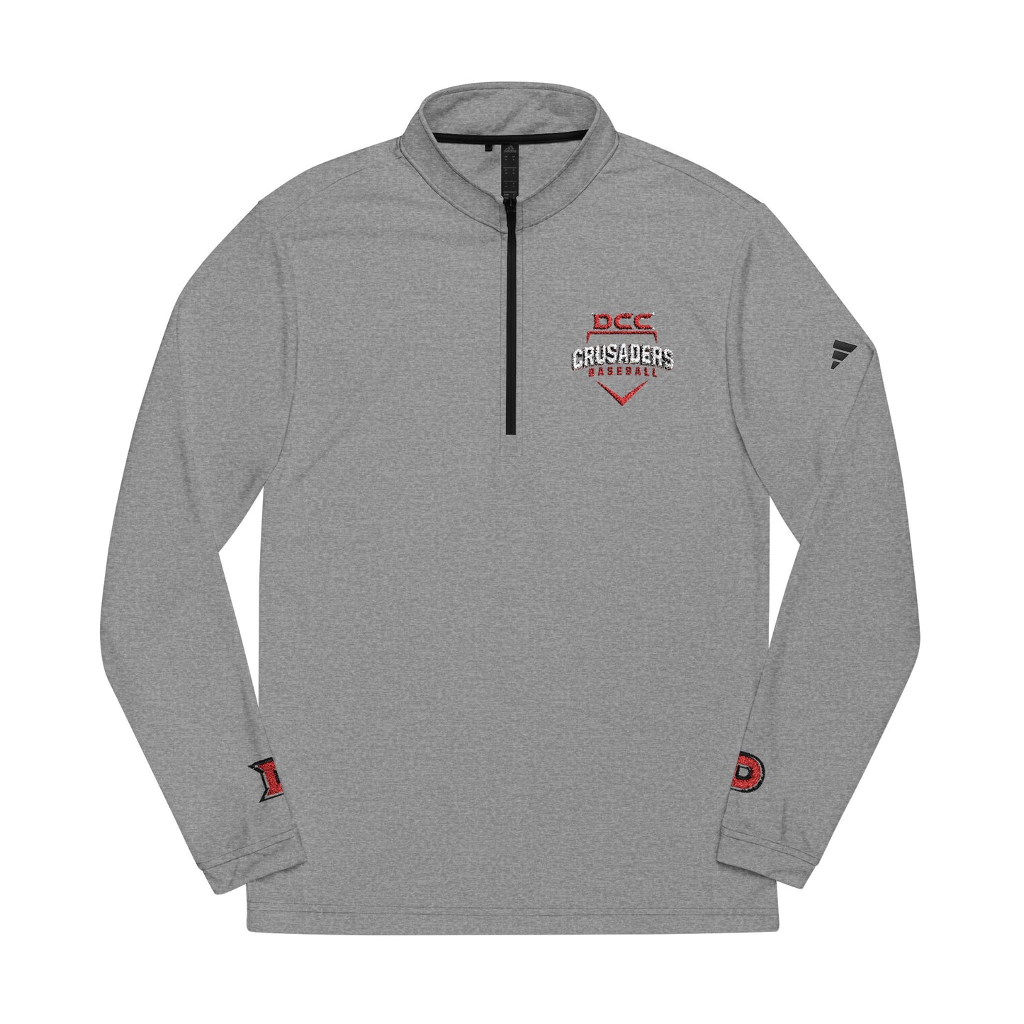 DCC - Red Logo - adidas® Quarter-Zip Pullover (Embroidery)