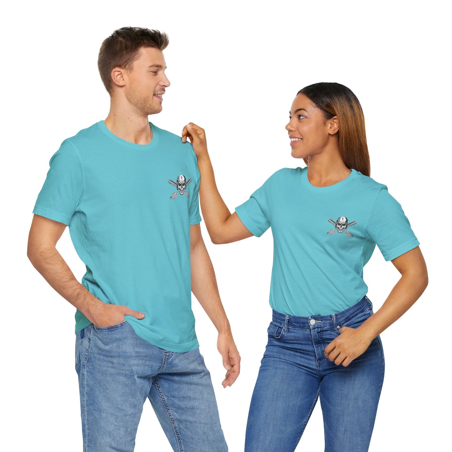 Battle Creek baseball Crossbones - Unisex Jersey Short Sleeve Tee
