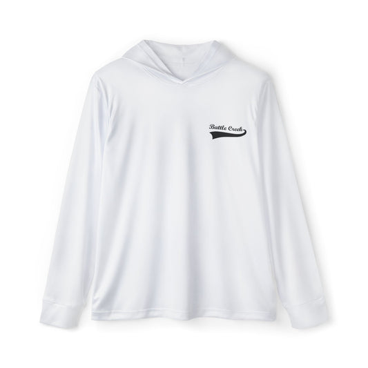 BC - Black Logo Men's Sports Warmup Hoodie (AOP)