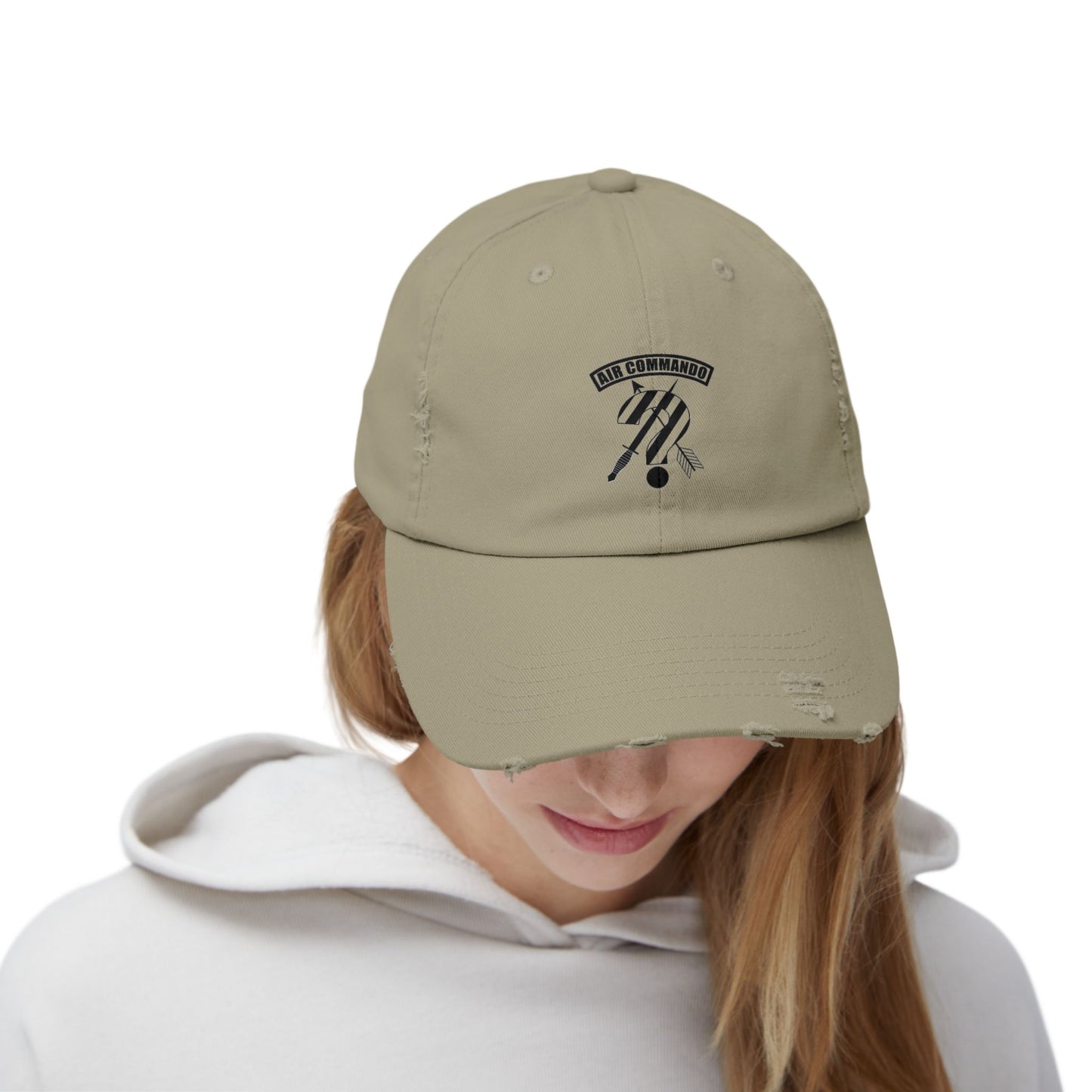 MAF - CAA Question Mark - Unisex Distressed Cap
