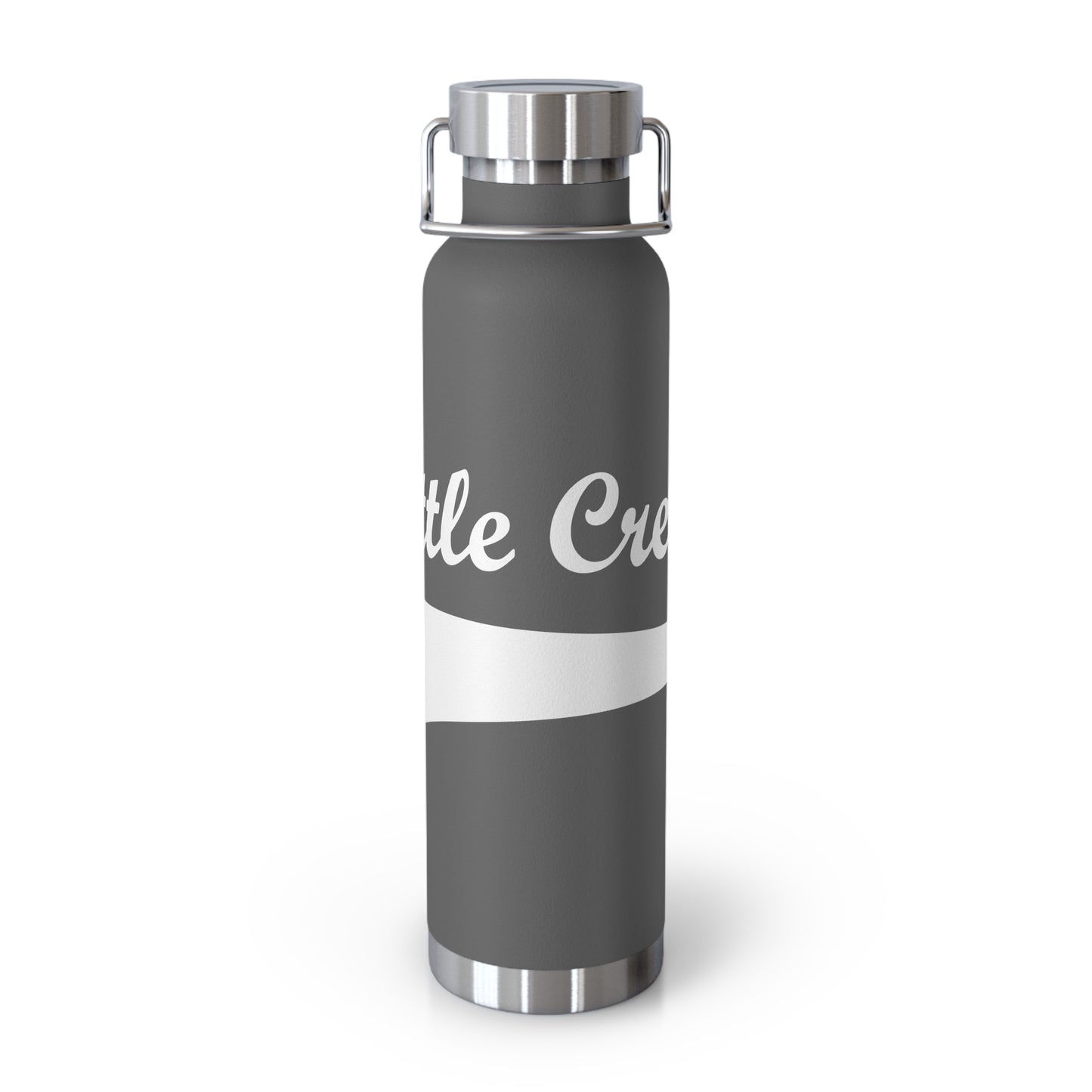 BC White Logo Copper Vacuum Insulated Bottle, 22oz