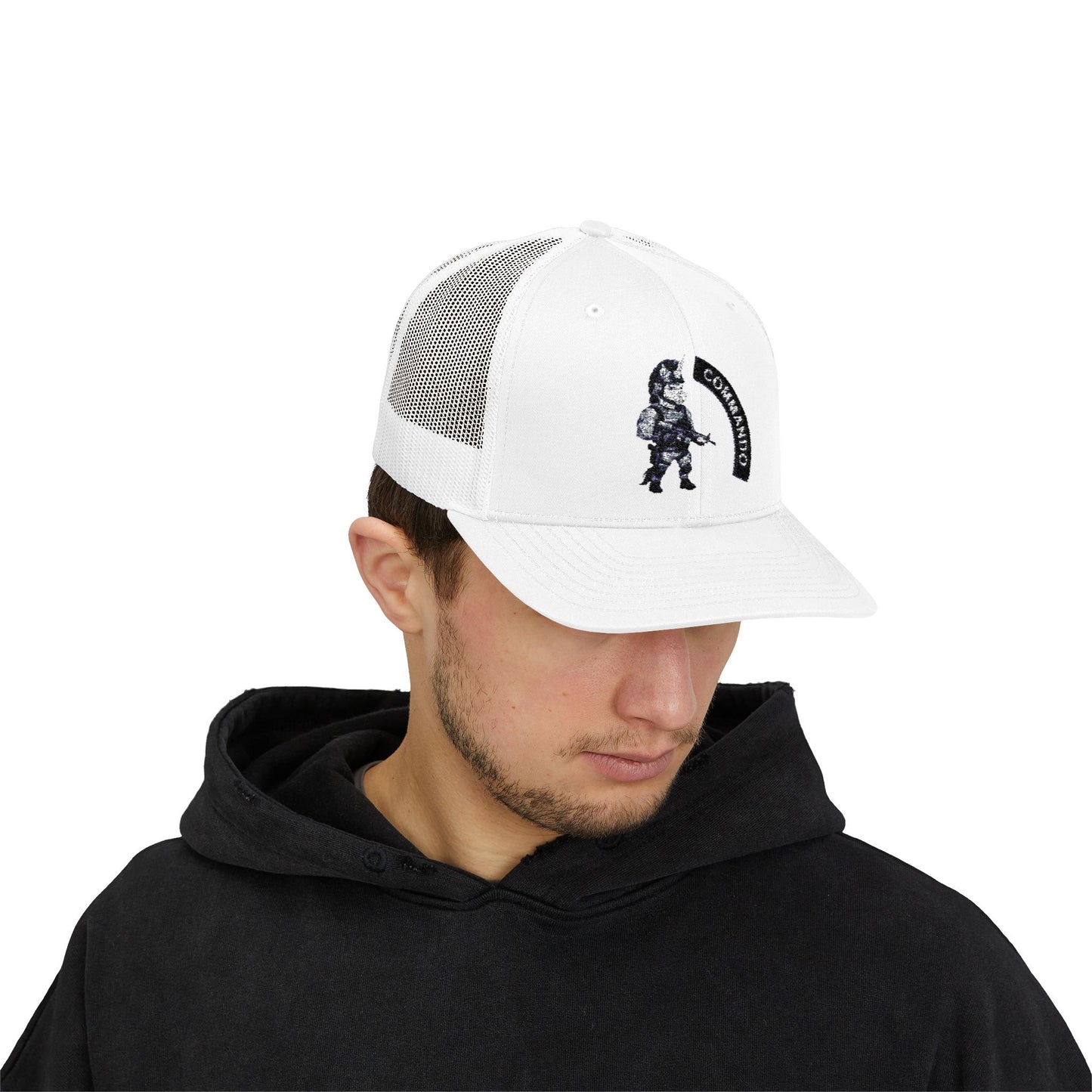 Commando Snapback Trucker Cap
