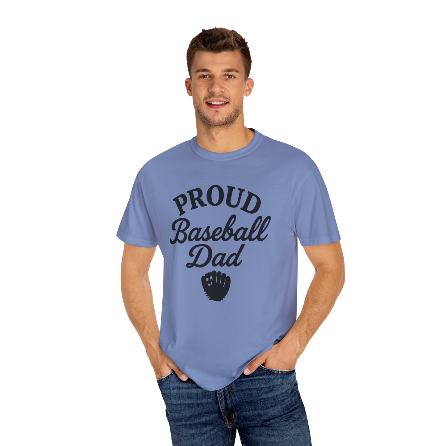 BC - Proud Baseball Dad - Unisex Garment-Dyed T-shirt