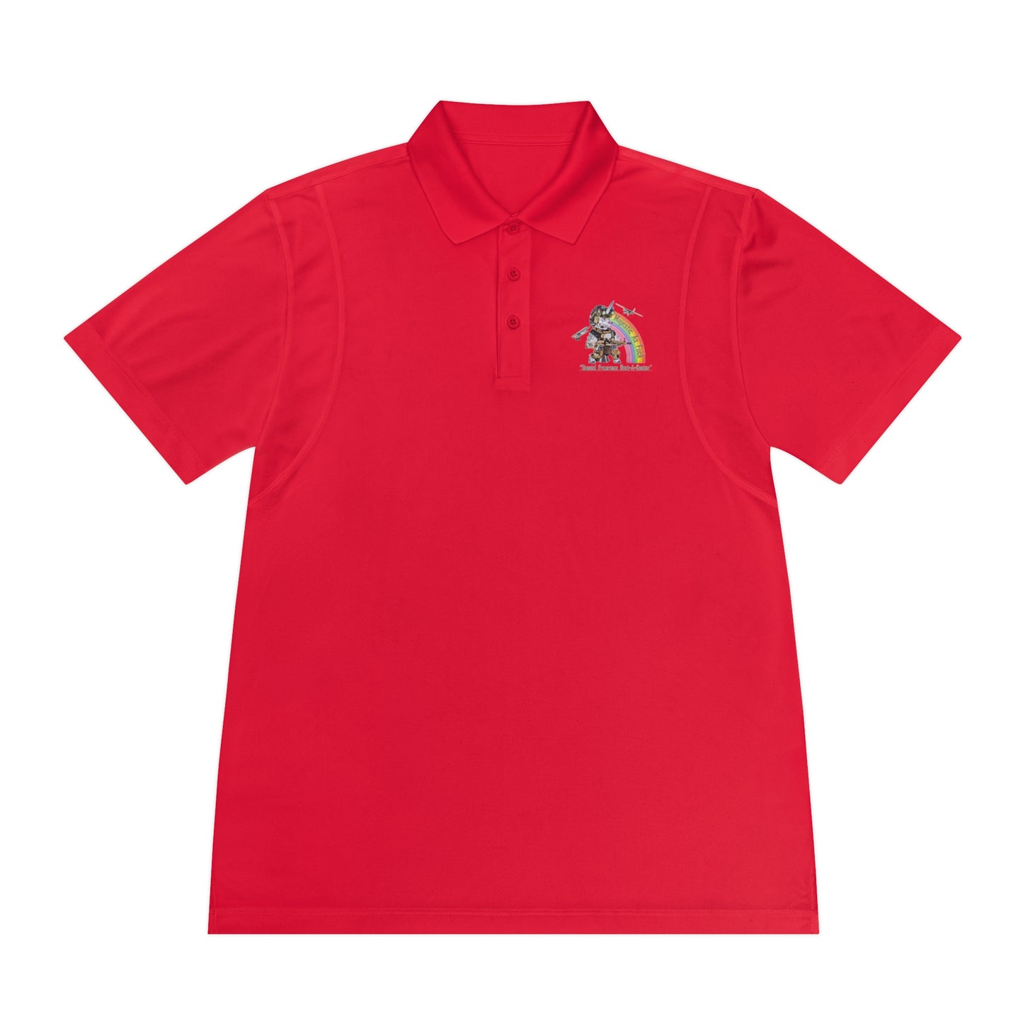 MAF - FLY IT LIKE YOU STOL IT - Men's Sport Polo Shirt