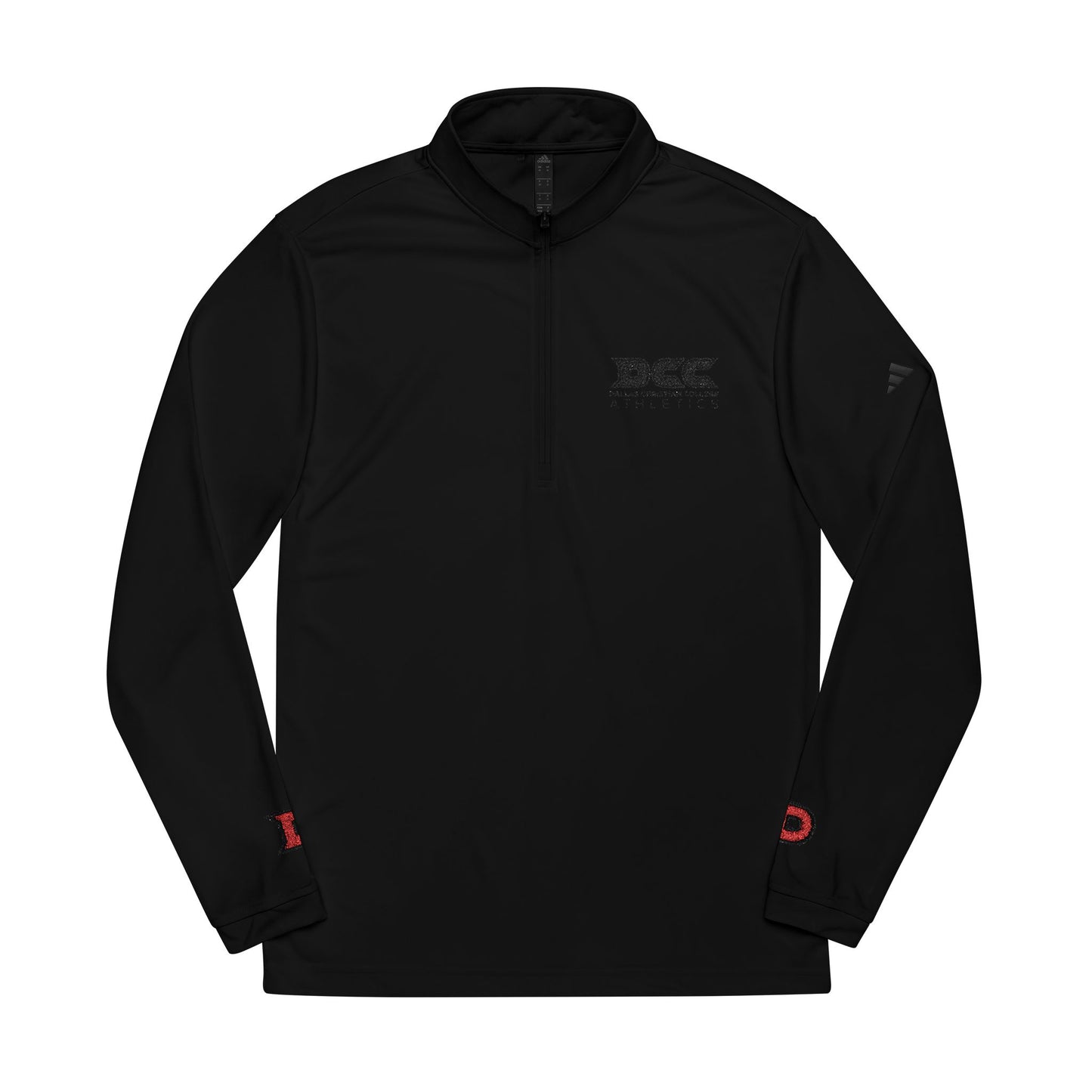 DCC - Black Logo - adidas® Quarter-Zip Pullover (Embroidery)