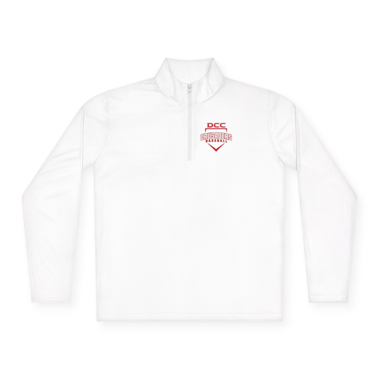 DCC - Red Logo - Unisex Quarter-Zip Pullover