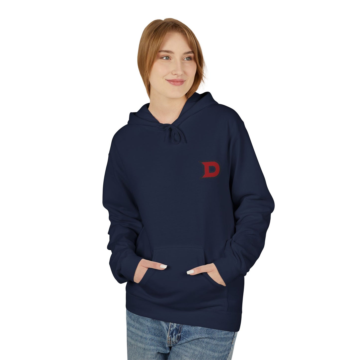 DCC - Red Logo - Unisex Midweight Softstyle Fleece Hoodie