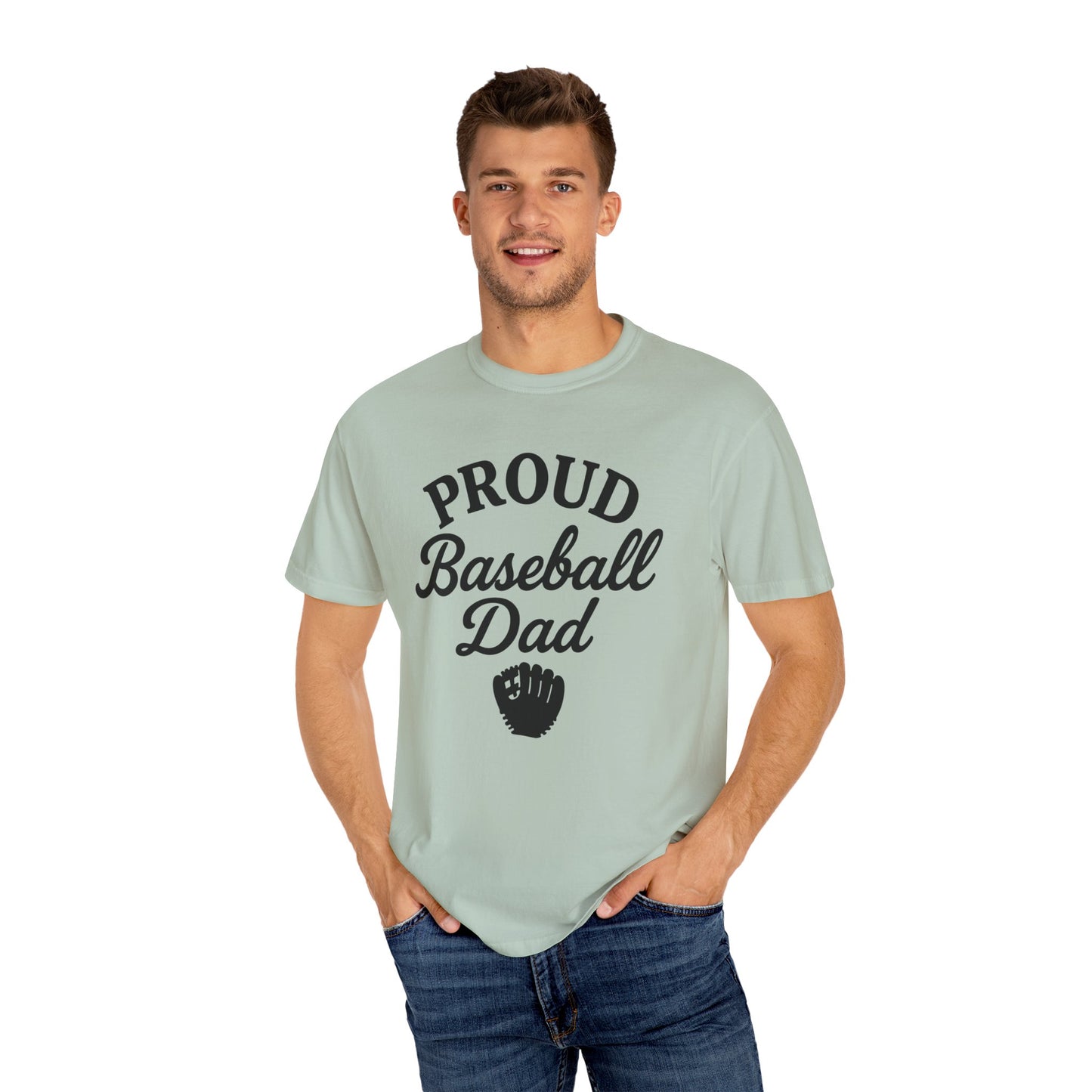 BC - Proud Baseball Dad - Unisex Garment-Dyed T-shirt