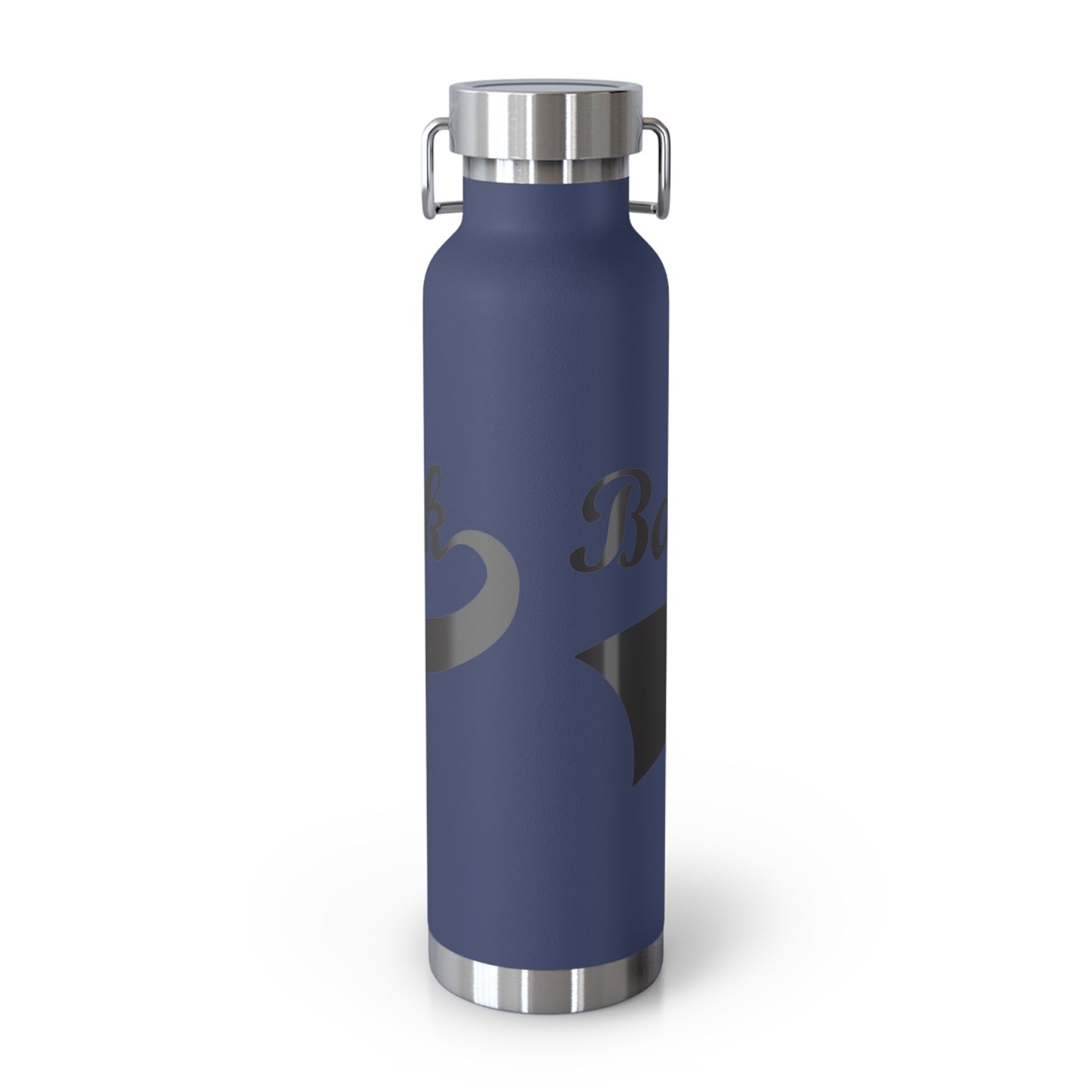 BC Black Logo Copper Vacuum Insulated Bottle, 22oz