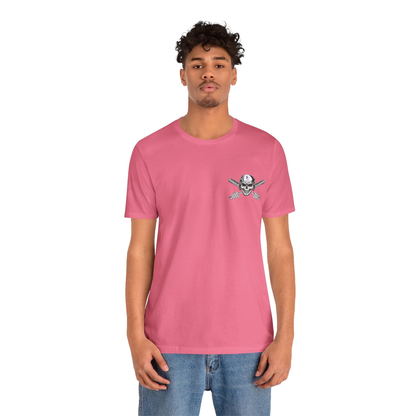 Battle Creek baseball Crossbones - Unisex Jersey Short Sleeve Tee