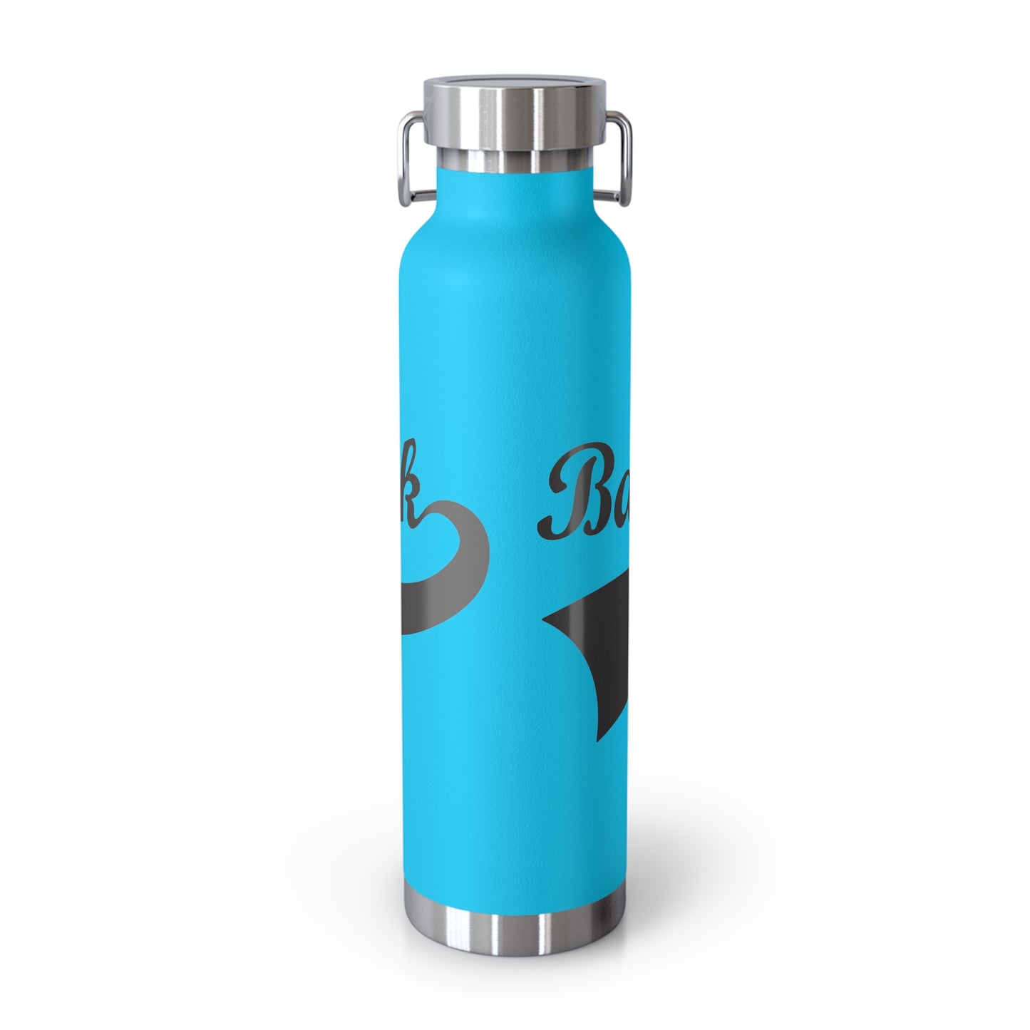 BC Black Logo Copper Vacuum Insulated Bottle, 22oz