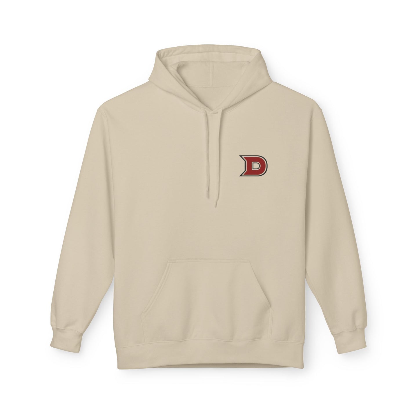 DCC - Red Logo - Unisex Midweight Softstyle Fleece Hoodie