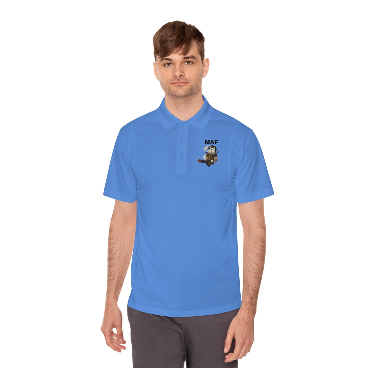 MAF - Unicorn - Men's Sport Polo Shirt