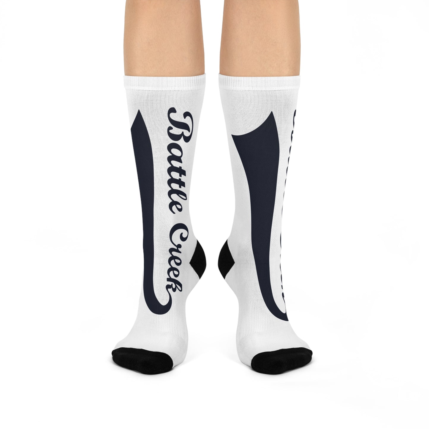 BC Blue Logo Cushioned Crew Socks