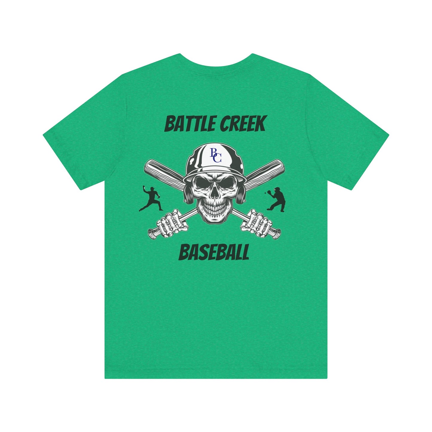 Battle Creek baseball Crossbones - Unisex Jersey Short Sleeve Tee