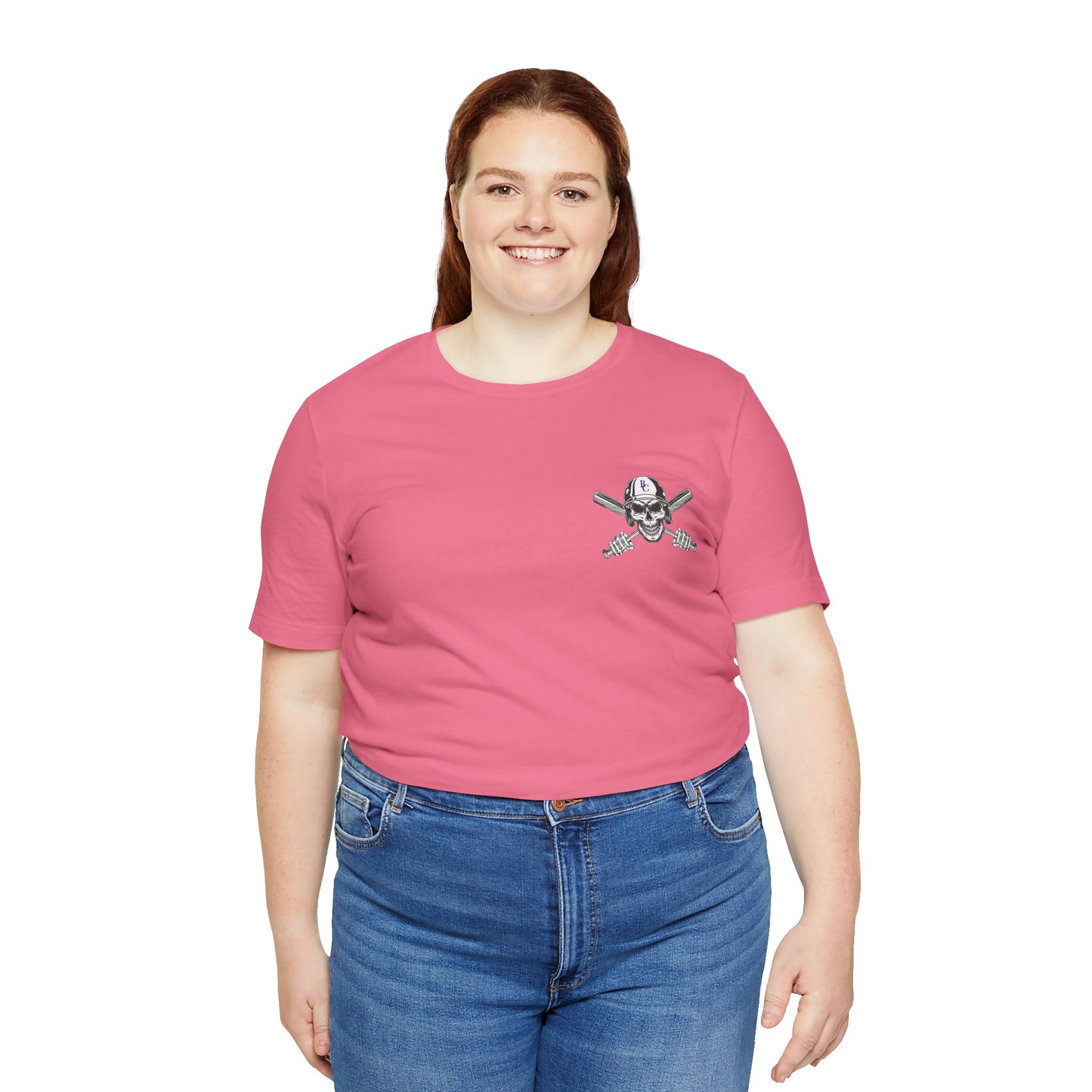 Battle Creek baseball Crossbones - Unisex Jersey Short Sleeve Tee