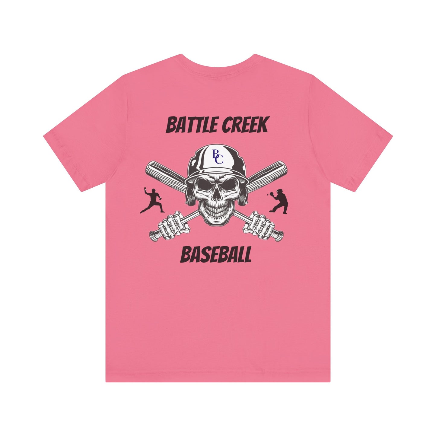 Battle Creek baseball Crossbones - Unisex Jersey Short Sleeve Tee