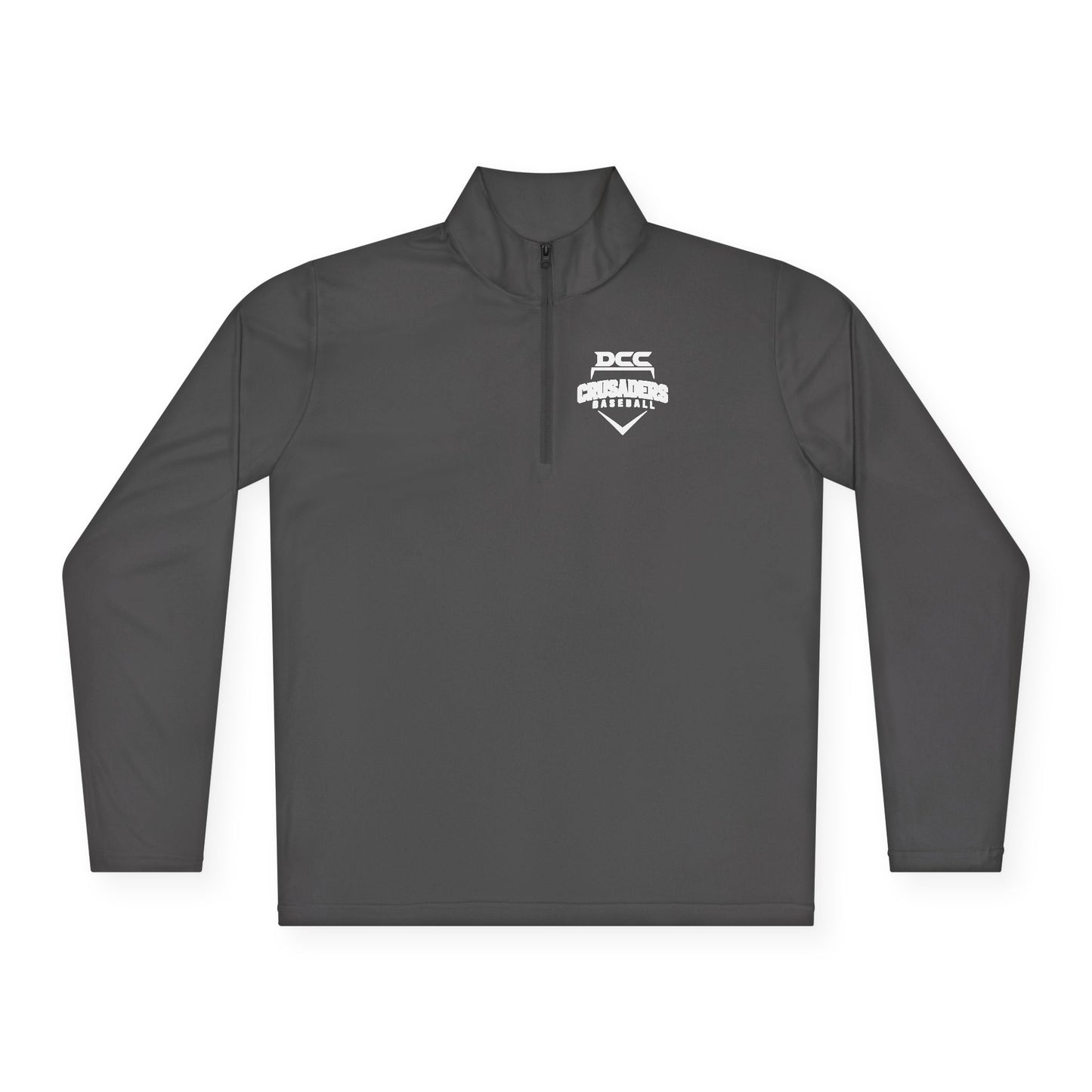 DCC - White Logo - Unisex Quarter-Zip Pullover