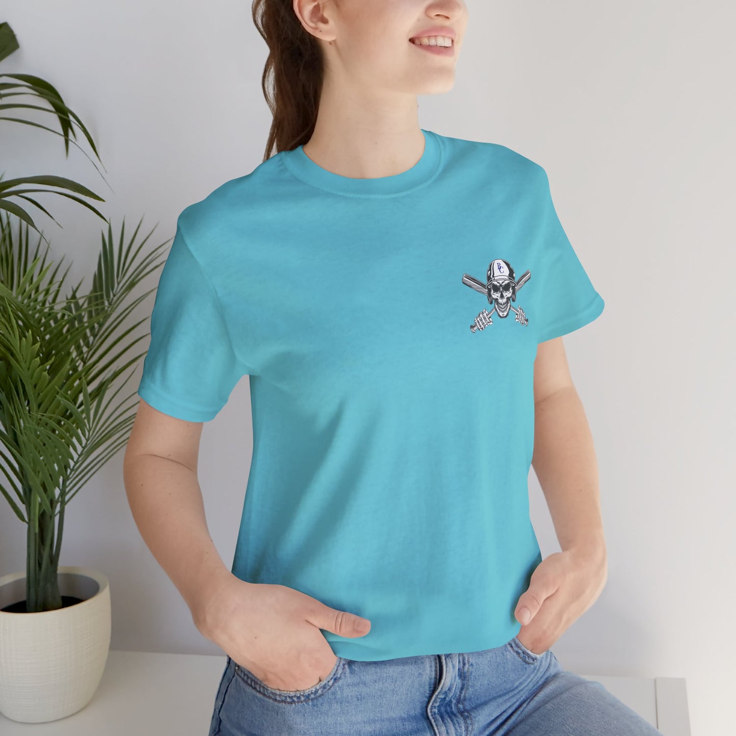 Battle Creek baseball Crossbones - Unisex Jersey Short Sleeve Tee
