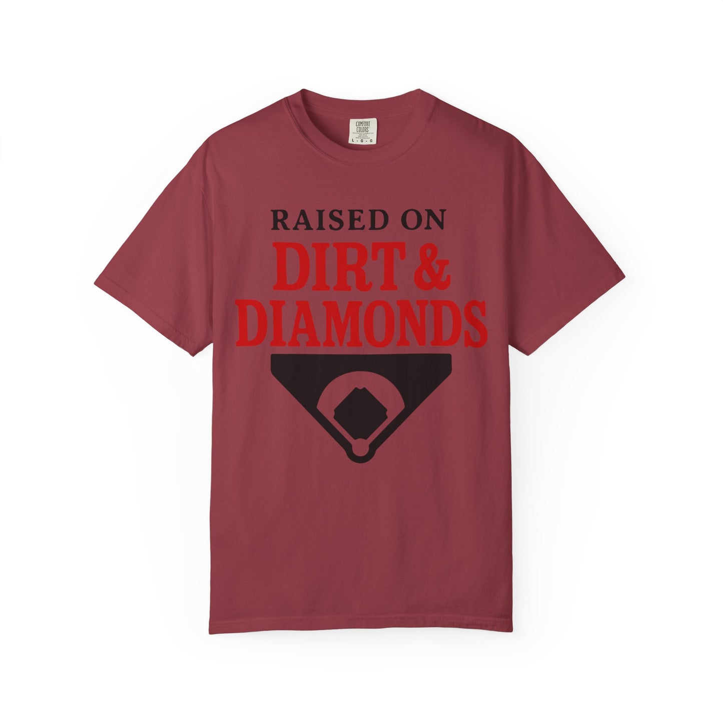 BC - Raised on Dirt & Diamonds - Unisex Garment-Dyed T-shirt