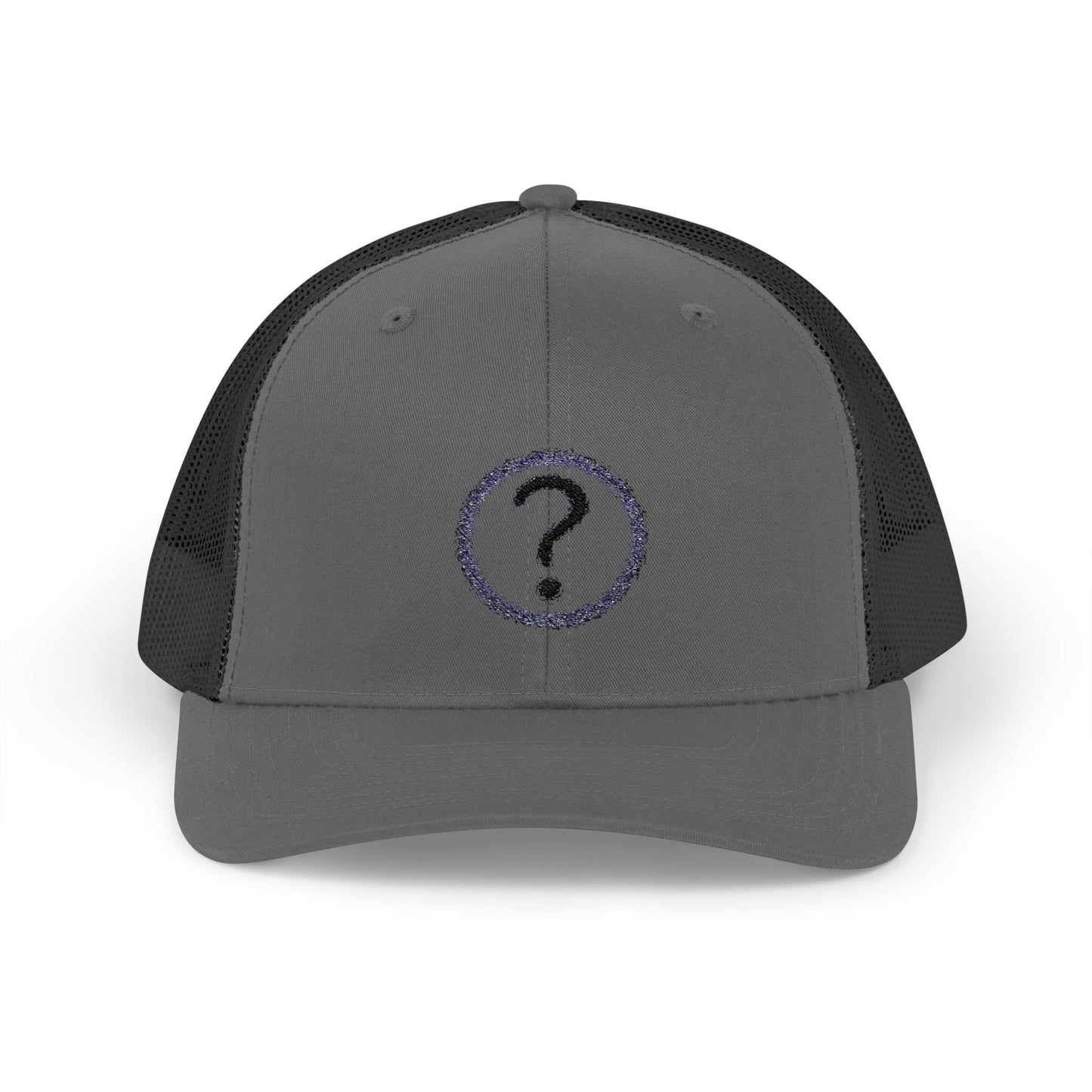 MAF - Question Mark with Blue Tent - Snapback Trucker Cap