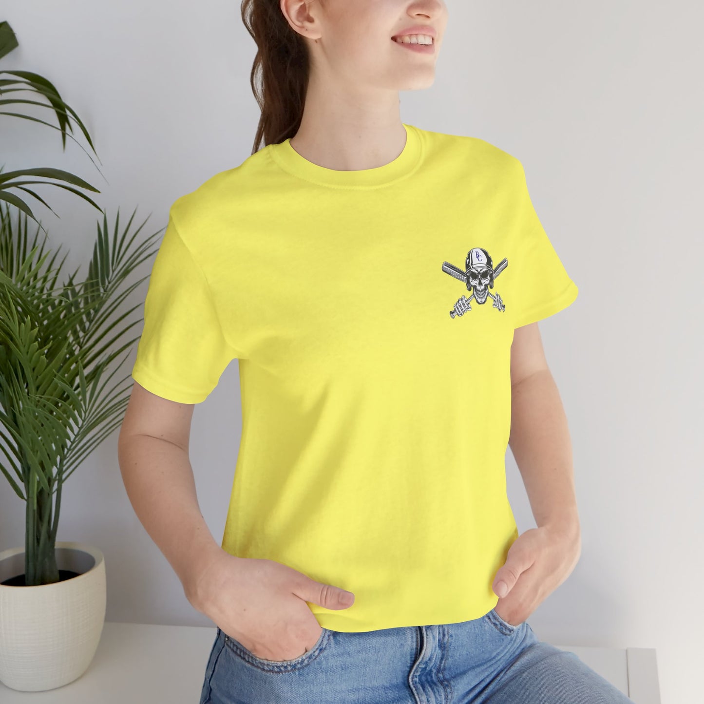 Battle Creek baseball Crossbones - Unisex Jersey Short Sleeve Tee