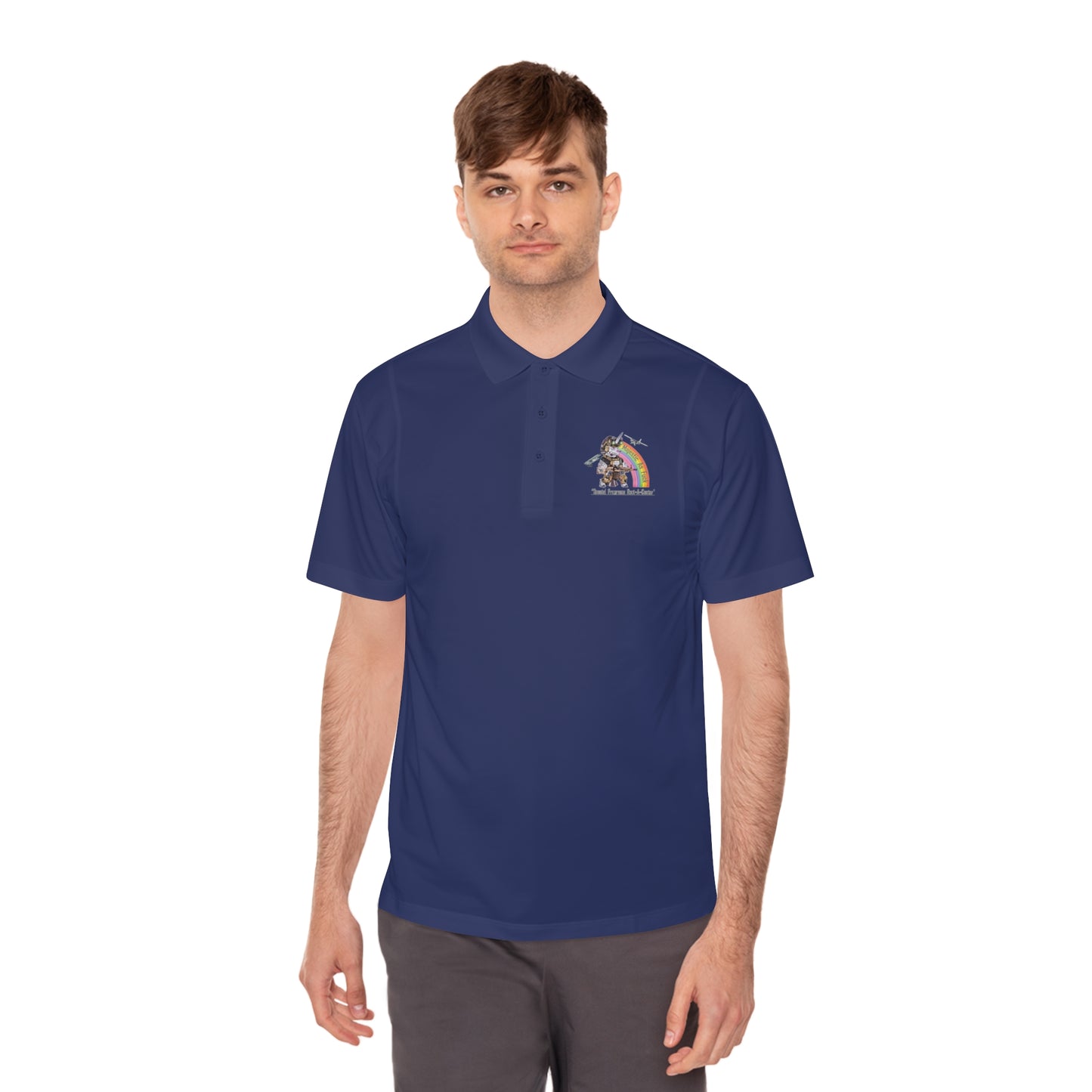 MAF - FLY IT LIKE YOU STOL IT - Men's Sport Polo Shirt