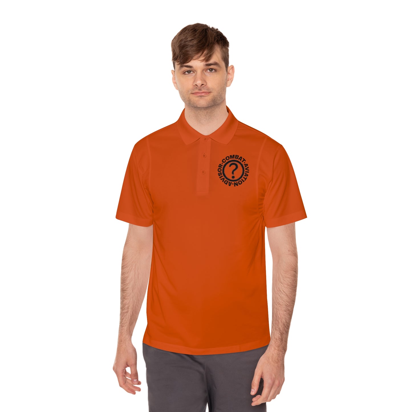 MAF - CAA Question Mark - Men's Sport Polo Shirt