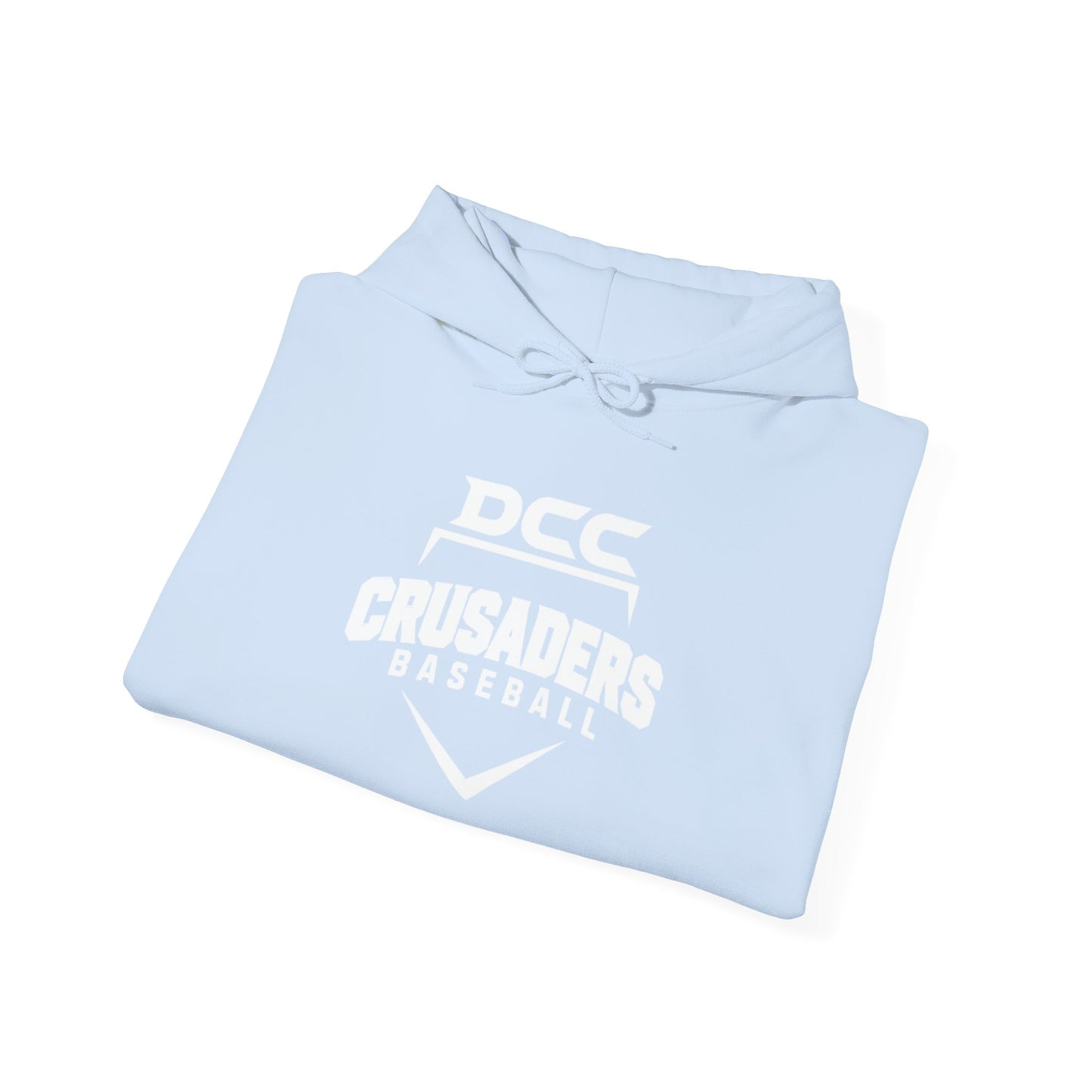 DCC - White Logo - Unisex Heavy Blend™ Hooded Sweatshirt
