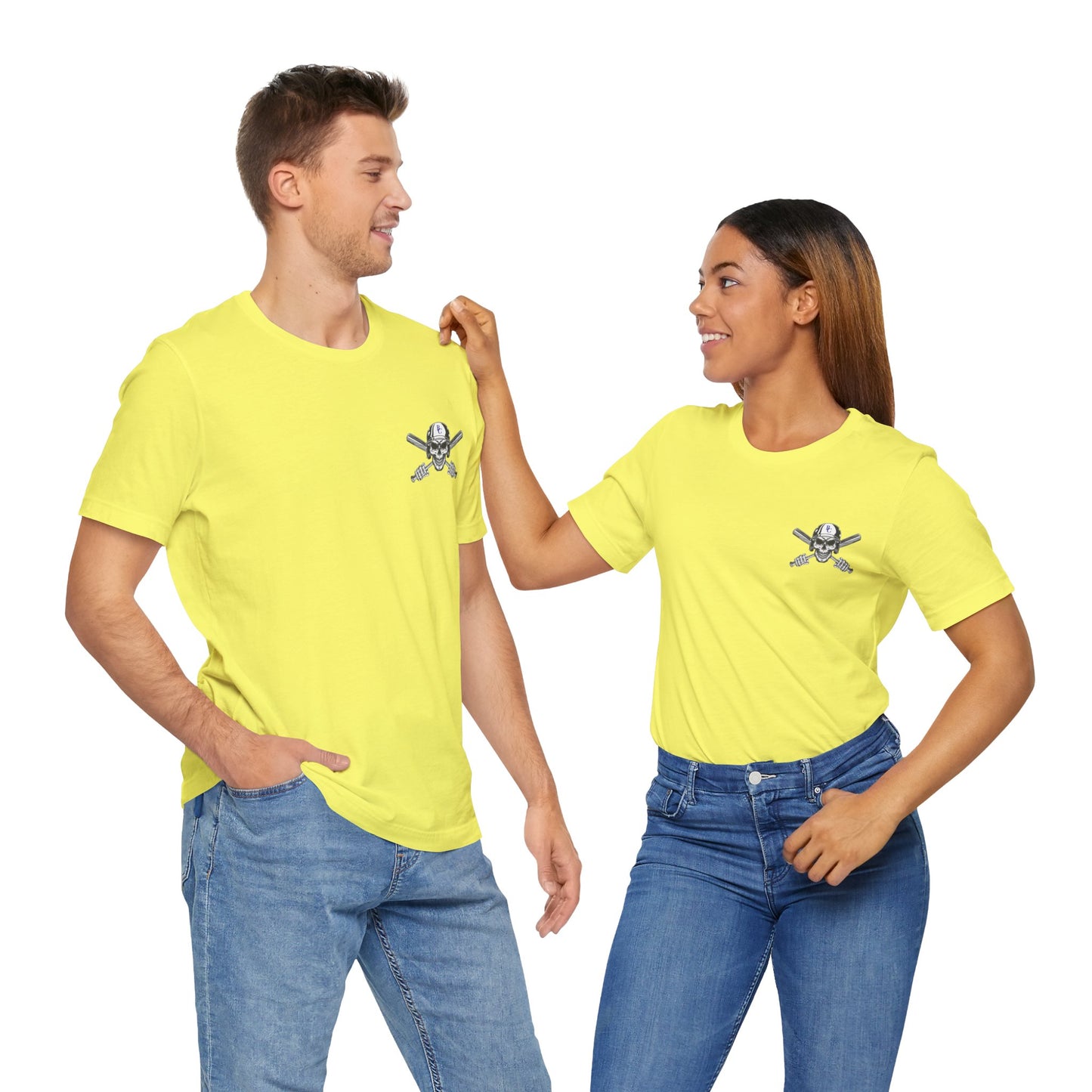 Battle Creek baseball Crossbones - Unisex Jersey Short Sleeve Tee