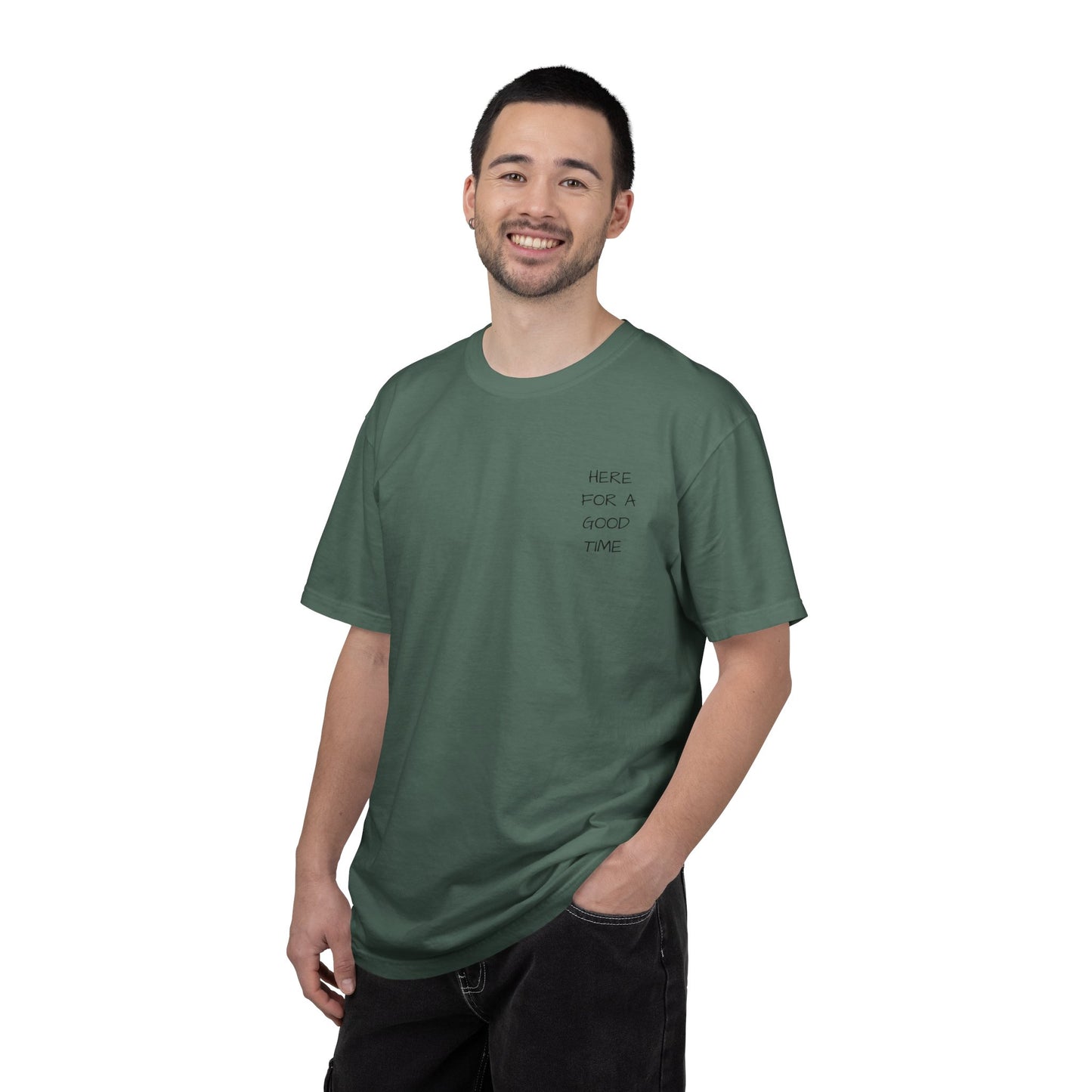 MAF - Here for a good time - Unisex Garment-Dyed T-shirt