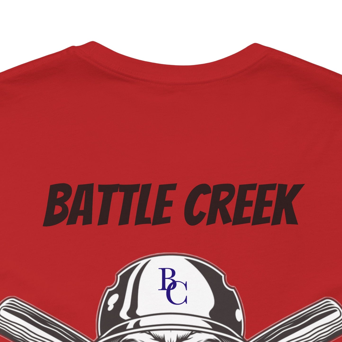 Battle Creek baseball Crossbones - Unisex Jersey Short Sleeve Tee