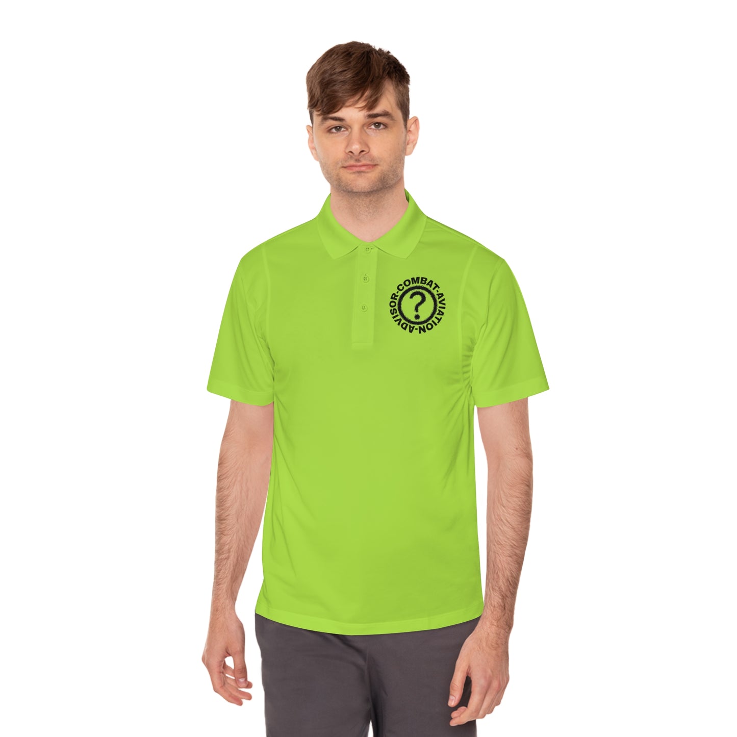 MAF - CAA Question Mark - Men's Sport Polo Shirt