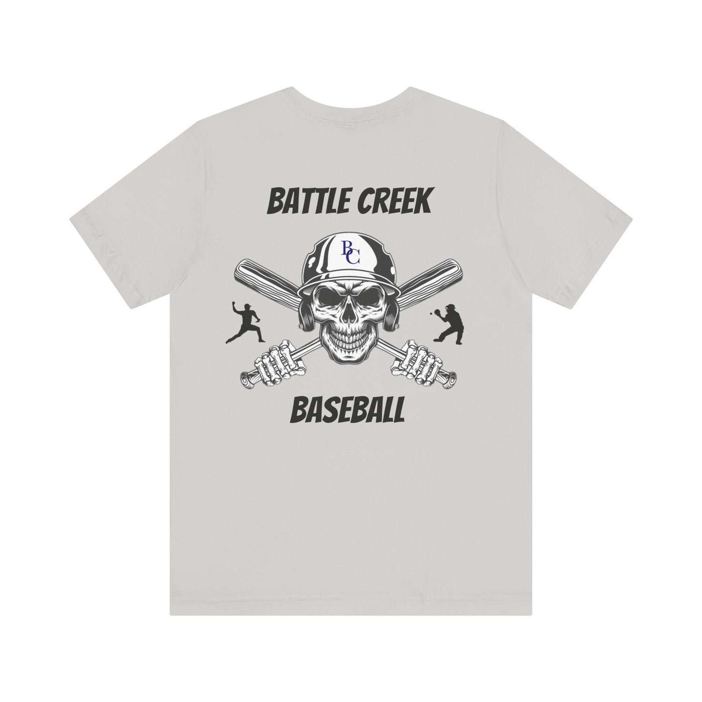 Battle Creek baseball Crossbones - Unisex Jersey Short Sleeve Tee