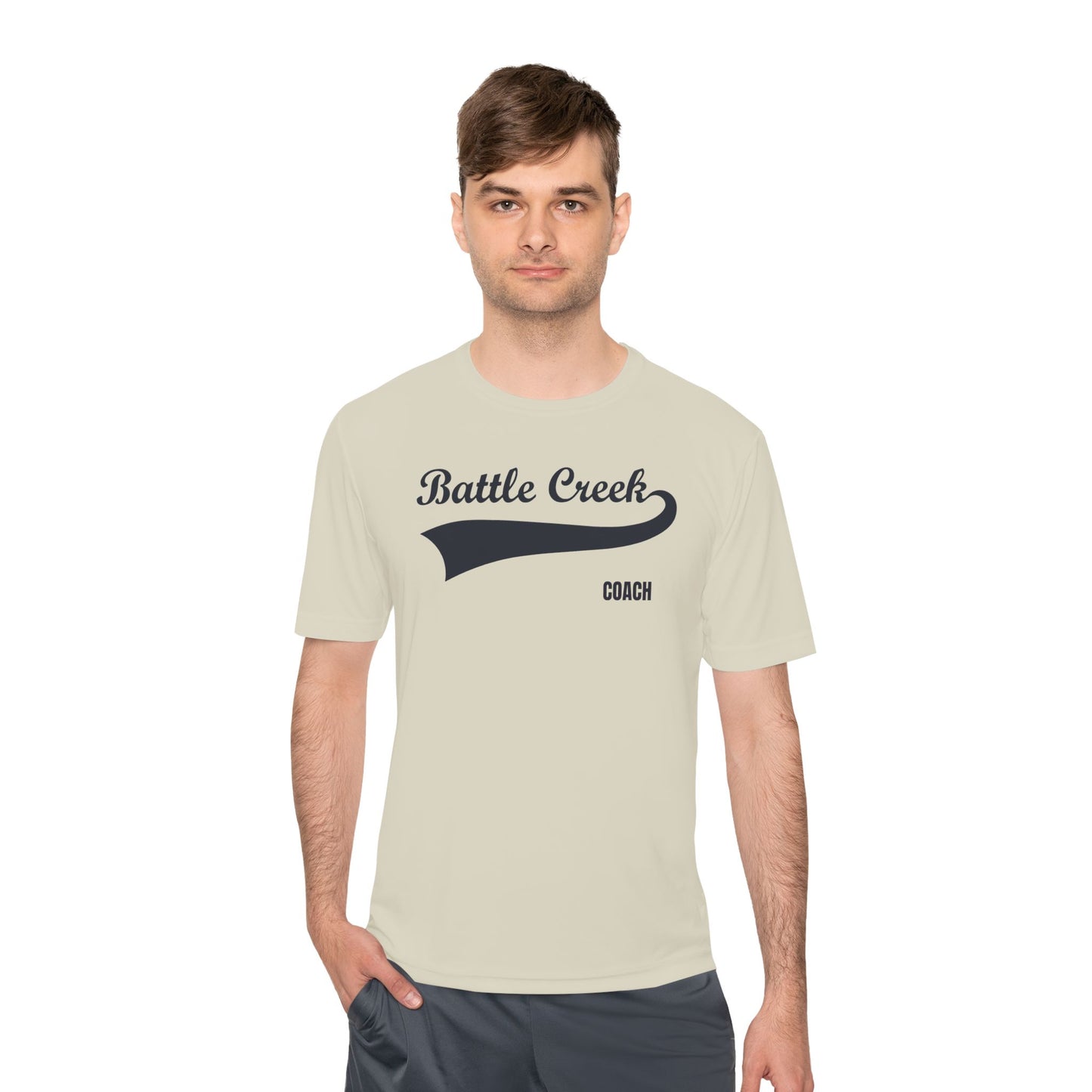 BC - COACH - Blue Logo - Unisex Moisture Wicking Tee