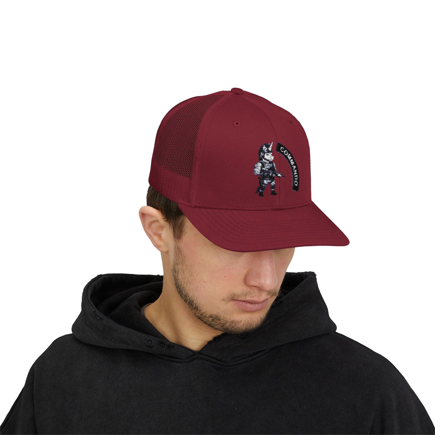 Commando Snapback Trucker Cap