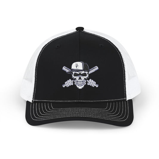 BC Skull - Snapback Trucker Cap (Embroidery)