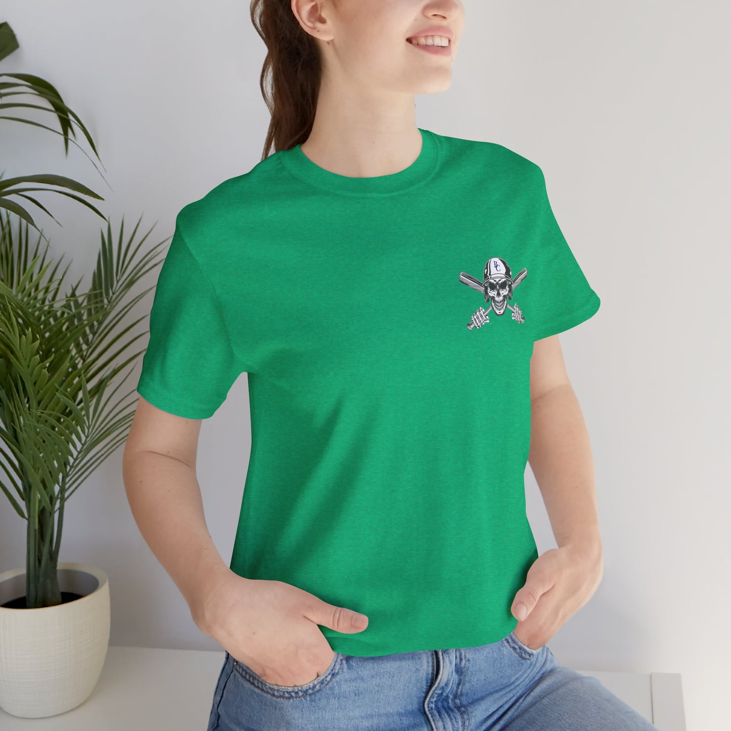 Battle Creek baseball Crossbones - Unisex Jersey Short Sleeve Tee