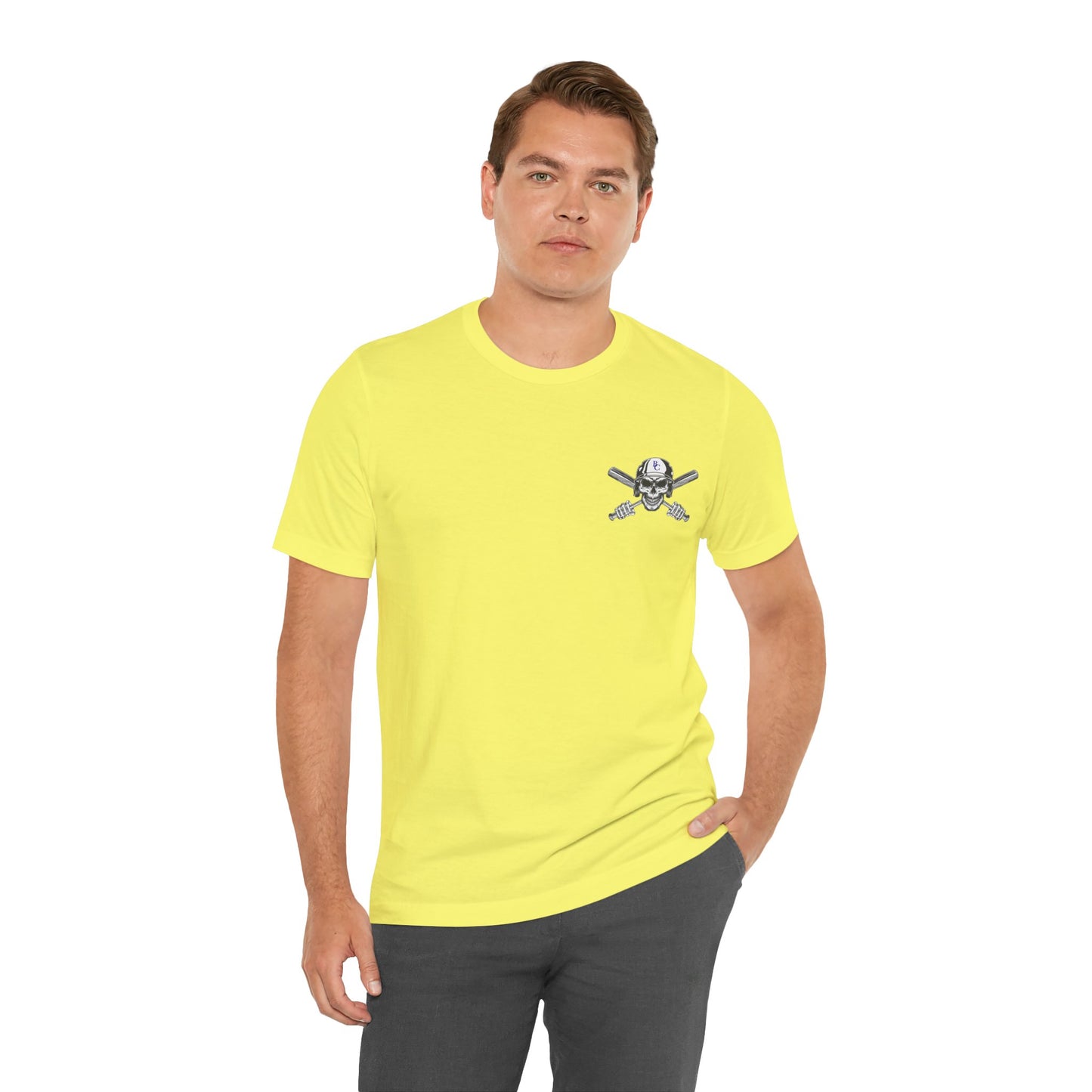 Battle Creek baseball Crossbones - Unisex Jersey Short Sleeve Tee