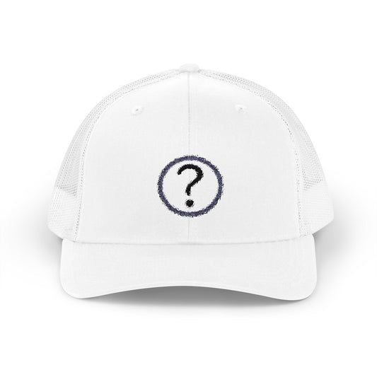 MAF - Question Mark with Blue Tent - Snapback Trucker Cap