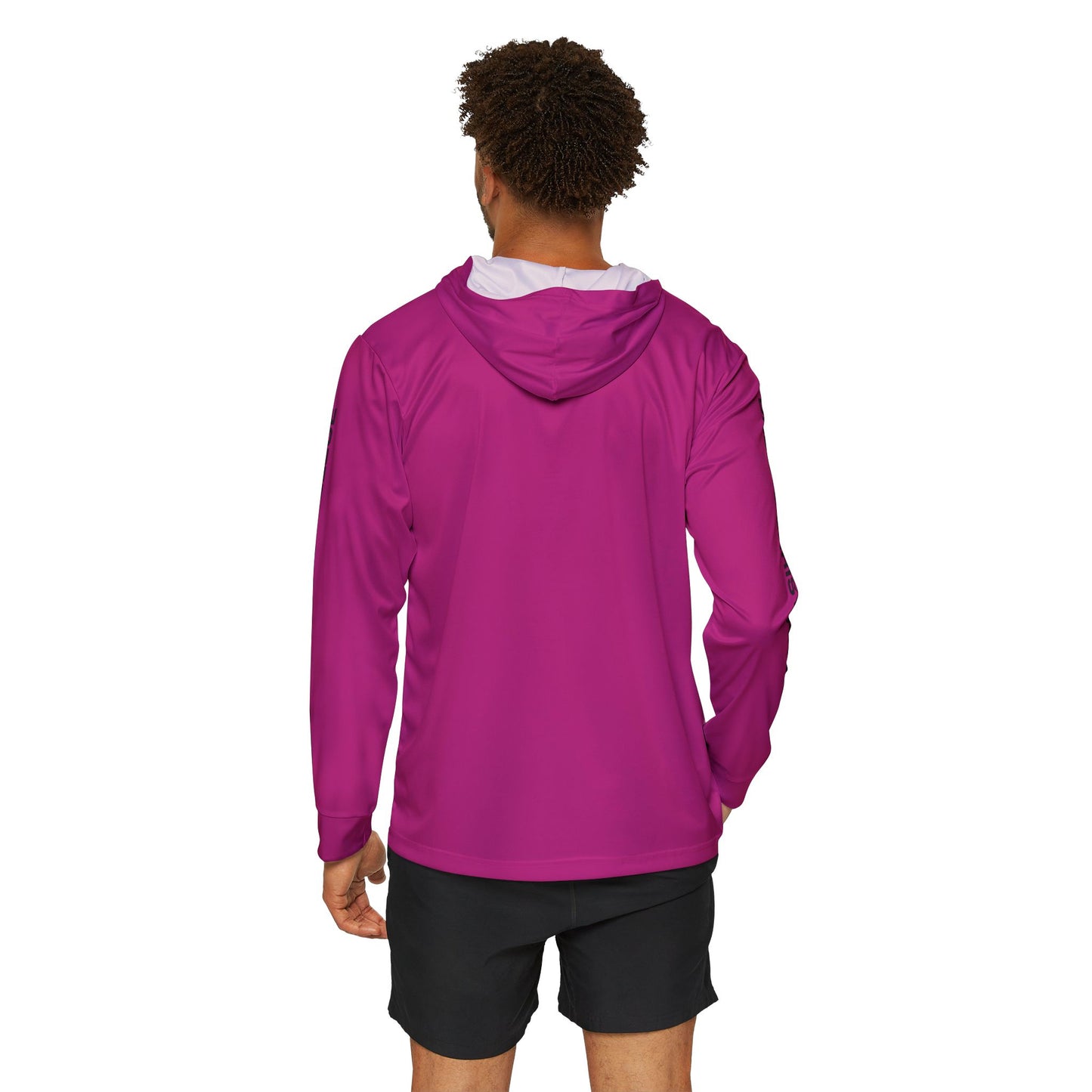 DCC - Black Logo - Men's Sports Warmup Hoodie (AOP)