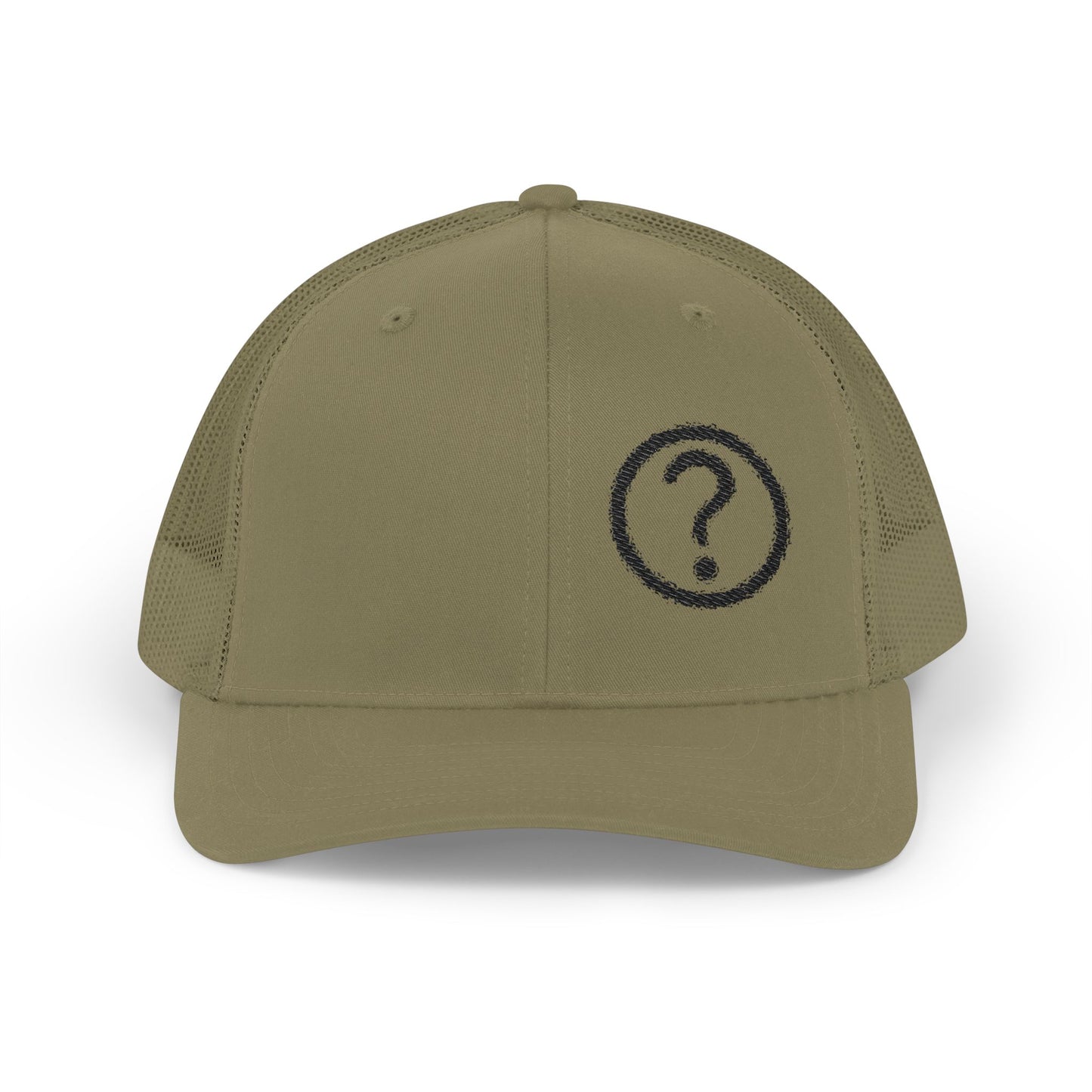 MAF - Question Mark Black Logo - Snapback Trucker Cap (Embroidery)