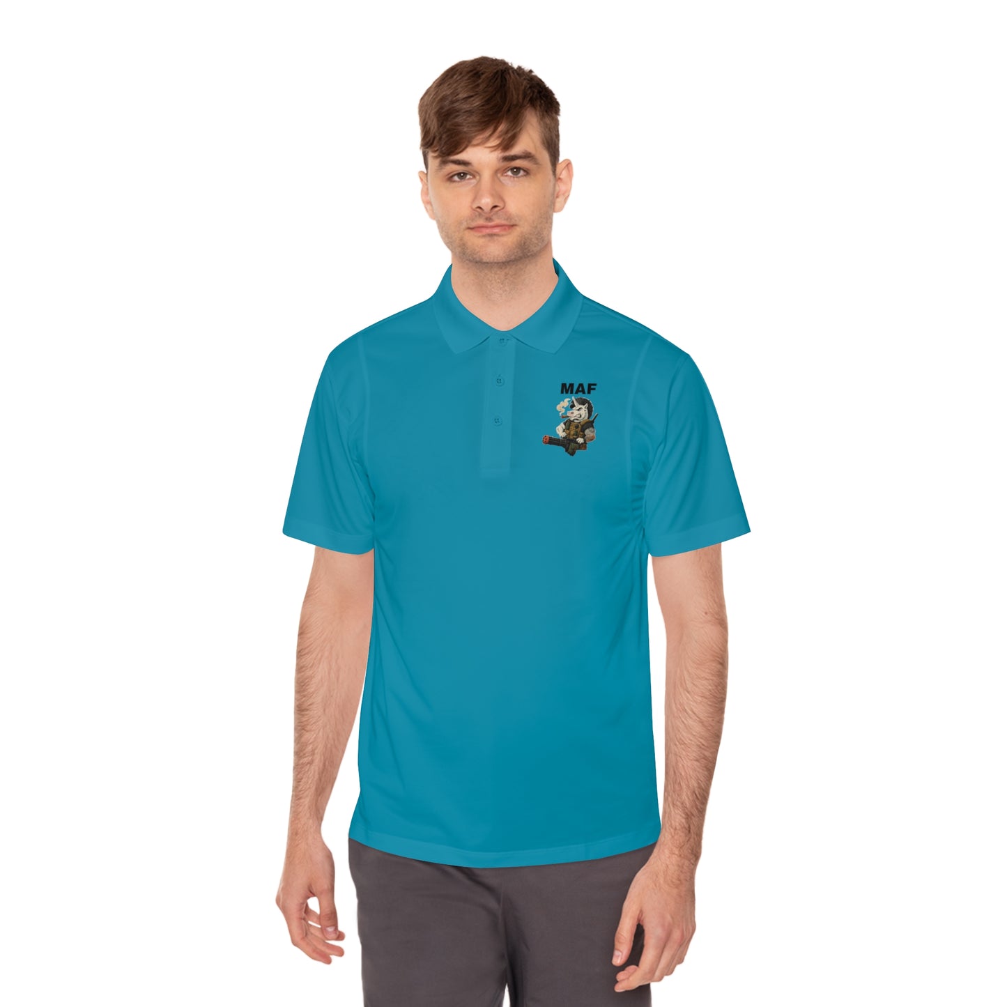 MAF - Unicorn - Men's Sport Polo Shirt