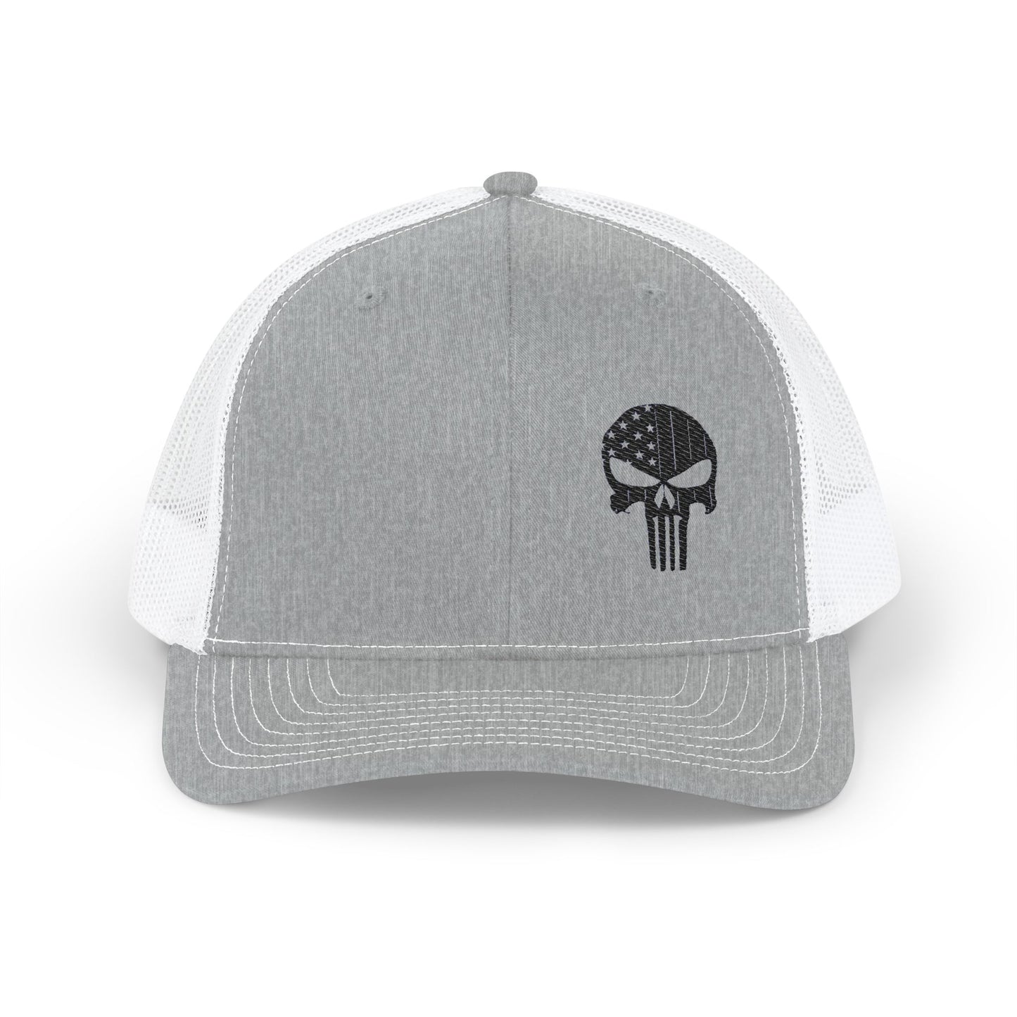Skull Snapback Trucker Cap (Embroidery)