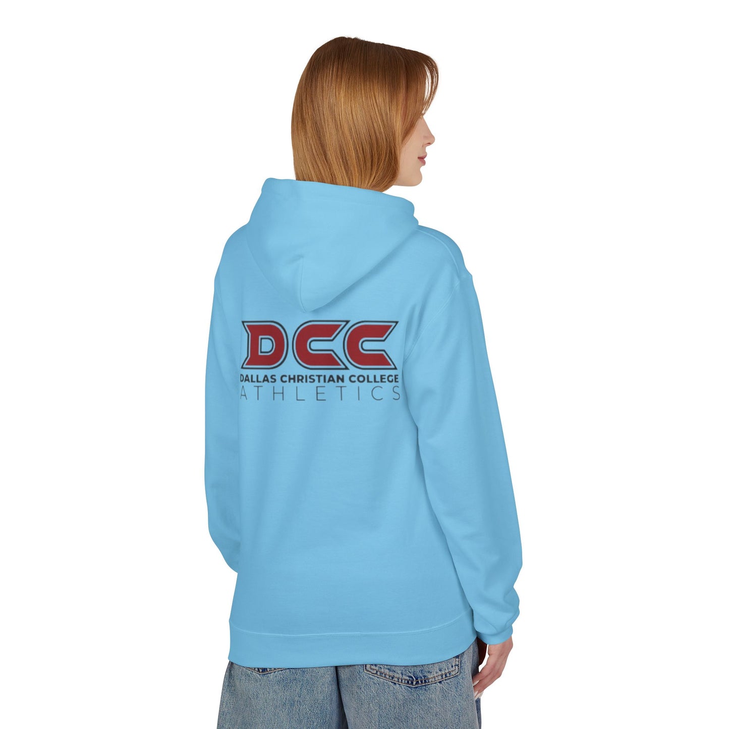 DCC - Red Logo - Unisex Midweight Softstyle Fleece Hoodie