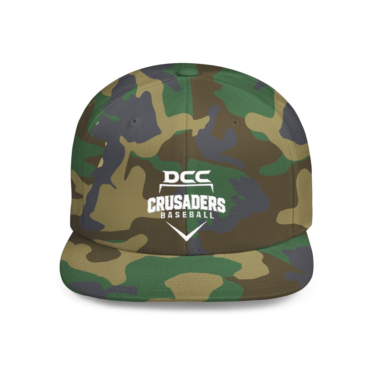 DCC - White Logo - Flat Bill Snapback