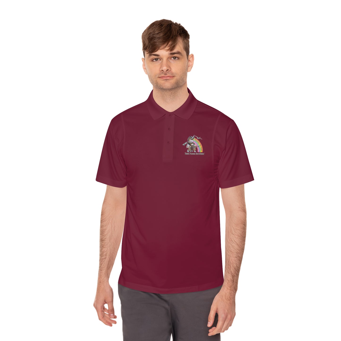 MAF - FLY IT LIKE YOU STOL IT - Men's Sport Polo Shirt