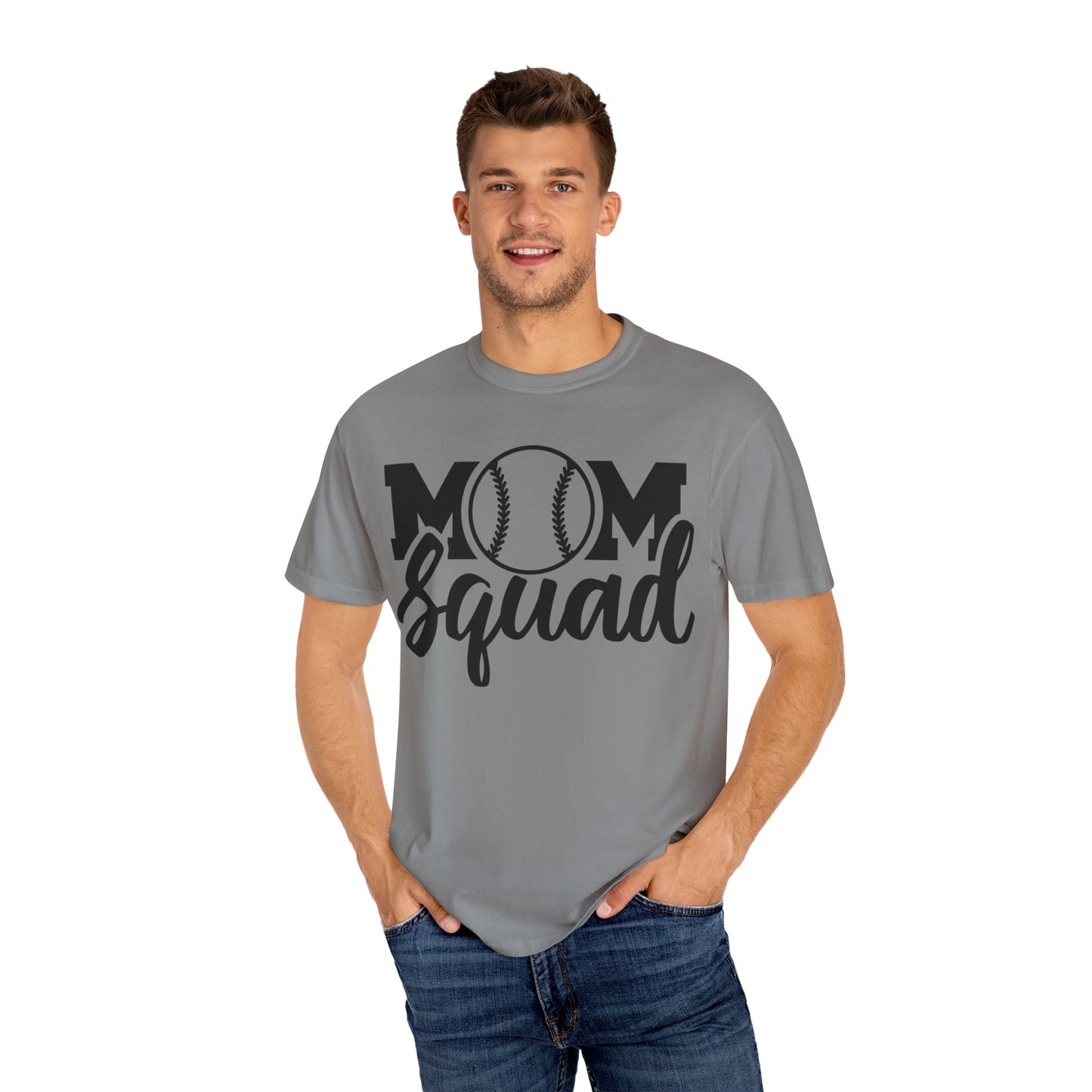 BC - Mom Squad - Unisex Garment-Dyed T-shirt